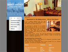 Tablet Screenshot of budapest-apartment.mbit.hu