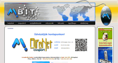 Desktop Screenshot of mbit.hu